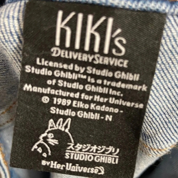 Her Universe Studio Ghibli Kiki's Delivery Service Mom Jeans women’s size 11 - Picture 10 of 14